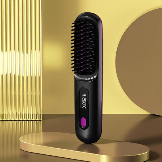 Portable Hair Straightening Brush